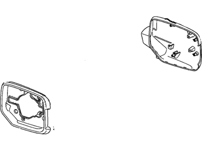 Honda 76205-SZA-Y01ZG Housing Set, Passenger Side (Dark Cherry Pearl)