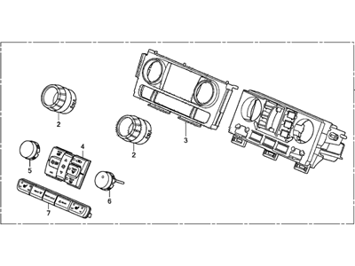 Honda 79600-SZA-A91ZA Contl Assy*NH834L*