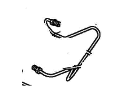 Honda 46375-SZA-A02 Pipe V, Brake