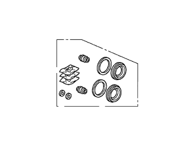 Acura 01463-T0A-A01 Caliper Set, Front