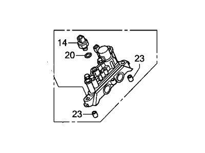 Honda 15810-5G0-A01 Valve Assembly, Spool