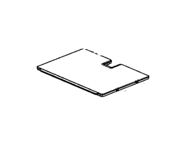 Honda 84551-TP6-A01ZA Lid, RR. Cargo Floor *NH167L* (GRAPHITE BLACK)