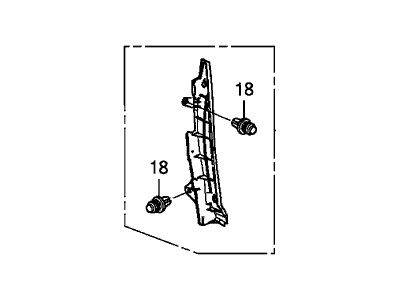 Honda 74105-TP6-A00 Enclosure, R. FR. Fender