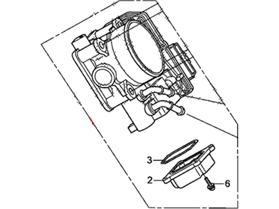 Honda 16400-R11-A01 Throttle Body, Electronic Control (Gmd7E)