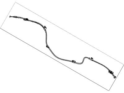 Honda 47560-TP7-A02 Wire, Driver Side Parking Brake