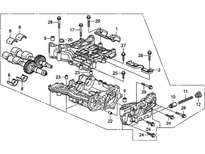 Honda 15100-R40-A02 Pump Assembly, Oil