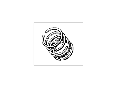 Honda 13011-RDV-J01 Ring Set, Piston (Std)