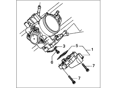 Honda 16400-RAA-A13 Throttle Body Assembly