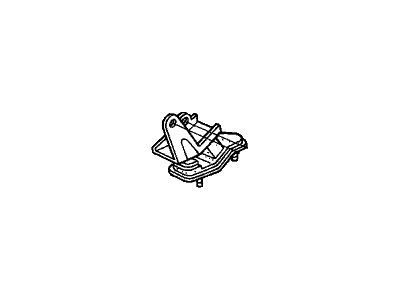 Acura 50860-SDA-A12 Rubber, Rear Transmission Mounting (Lower) (Mt)