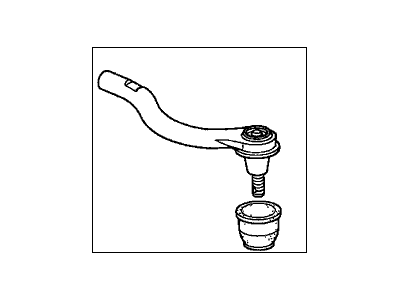 Acura 53560-SDA-A01 End, Driver Side Tie Rod