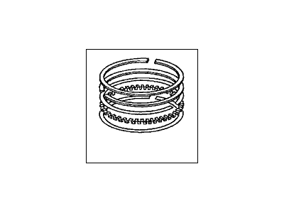 Honda 13011-RAA-A01 Ring Set, Piston (Std)