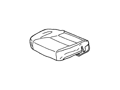 Honda 81531-SDB-A71ZA Cover, Left Front Cushion Trim (Graphite Black) (Leather) (Ts Tech)