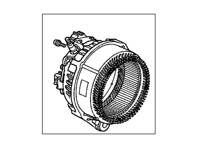 Honda 31108-RDJ-A01 Frame Assembly, Rear Stator
