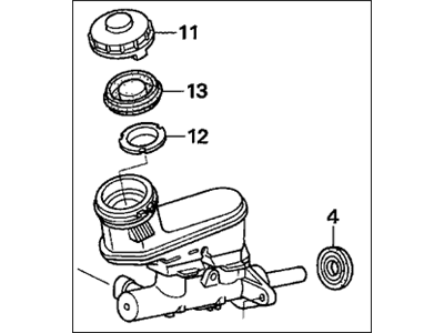Acura 46100-SDB-A11 Master Cylinder Assembly