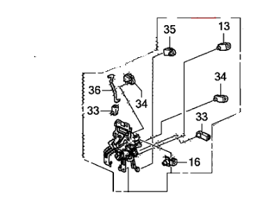 Honda 74870-SJC-A02 Synchronizer Assy., Tailgate