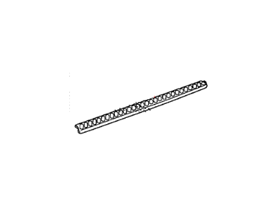 Honda 74460-SJC-A01ZB Garnish Assy., L. Bed Rail *NH533* (BUMPER DARK GRAY)