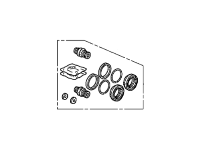 Acura 01463-SJC-A01 Set, Front Caliper