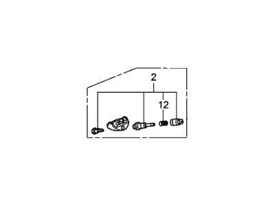 Acura 06421-S3V-A04 TPMS Sensor Assembly