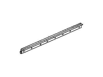 Honda 72375-SJC-A01 Weatherstrip, L. FR. Door (Inner)