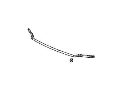 Honda 74144-SJC-A00 Rubber, FR. Hood Seal