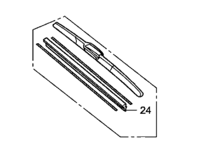 Acura 76630-TE0-A01 Windshield Wiper Blade (475MM)