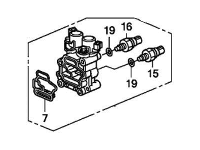 Honda 15811-R41-L01 Valve Sub-Assembly, Spool
