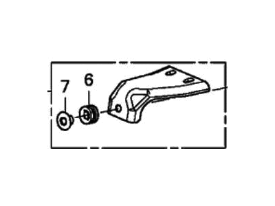 Honda 17132-5BA-A00 Stay Assy, Int Man