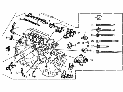Honda 32110-5BA-A01 Engine Harness