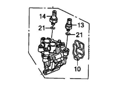 Honda 15810-RMX-005 Valve Assembly, Spool