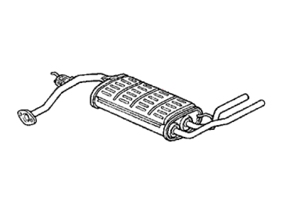 Honda 18307-SH3-508 Muffler Complete, Exhuast