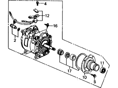 Honda 38810-PM9-S01 Compressor