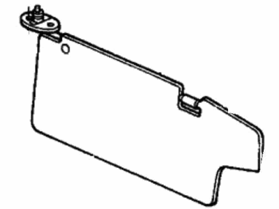 Honda 83280-SH3-A20ZA Sunvisor Assembly, Driver Side (Lofty Blue)