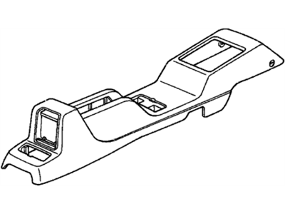 Honda 83411-SH0-A00ZA Console, Center *B44L* (PALMY BLUE)