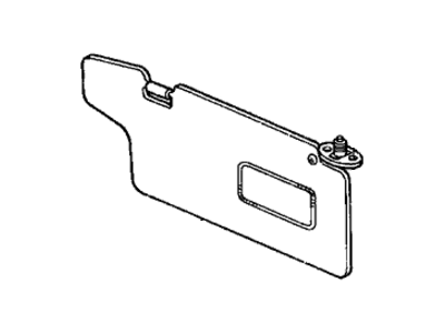 Honda 83230-SH3-A20ZA Sunvisor Assembly, Passenger Side (Lofty Blue)