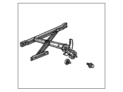 Honda 72210-SH3-013 Regulator Assembly, Right Front Door