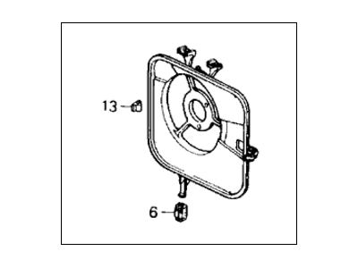 Honda 38615-PM3-902 Shroud
