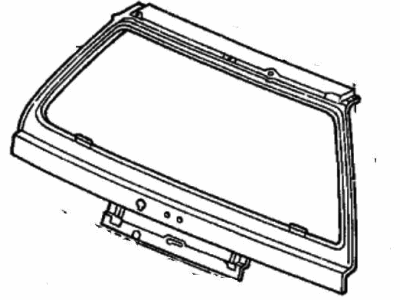 Honda 68100-SH3-A11ZZ Tailgate