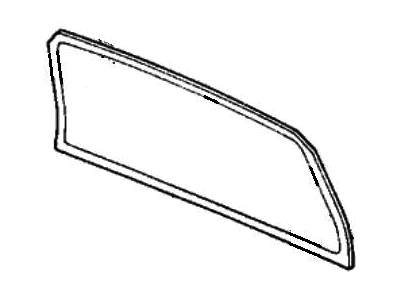 Honda 73211-SH3-A00 Glass, RR. Windshield (Blue)