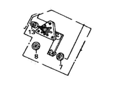 Honda 76570-SH3-A02 Pivot B Assy.