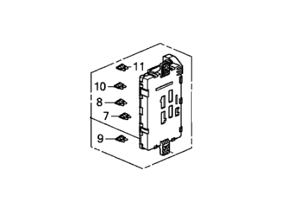Honda 38210-TK8-A41 Box Assembly, Passenger Fuse