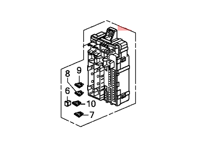 Honda 38200-TK8-A22 Box, Driver Fuse
