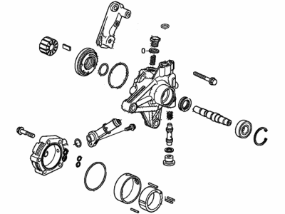 Honda 06531-RV0-000 Kit, Power Steering Pump
