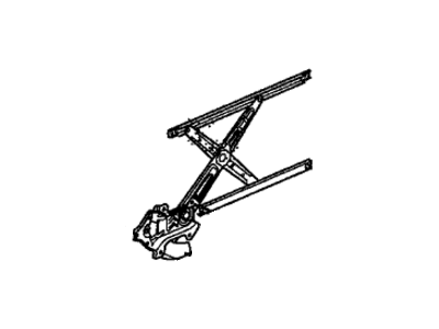 Honda 72251-TK8-A01 Regulator Assembly, Left Front Door