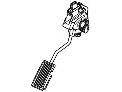 Honda 17800-SZA-A03 Pedal, Accelerator