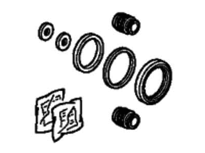 Honda 01473-TK8-A00 Caliper Set, RR.