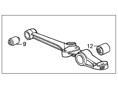 Honda 51355-SE0-010 Arm, Right Front (Lower)