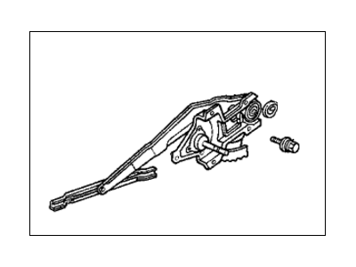 Honda 72750-SE3-003 Regulator, Left Rear Door