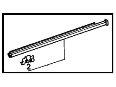 Honda 72450-SE3-A02 Molding Assy., L. FR. Door