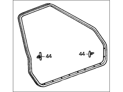 Honda 72310-SE3-013 Weatherstrip, R. FR. Door