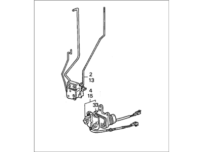 Honda 72110-SE3-A11 Lock Assembly, Right Front Door Power